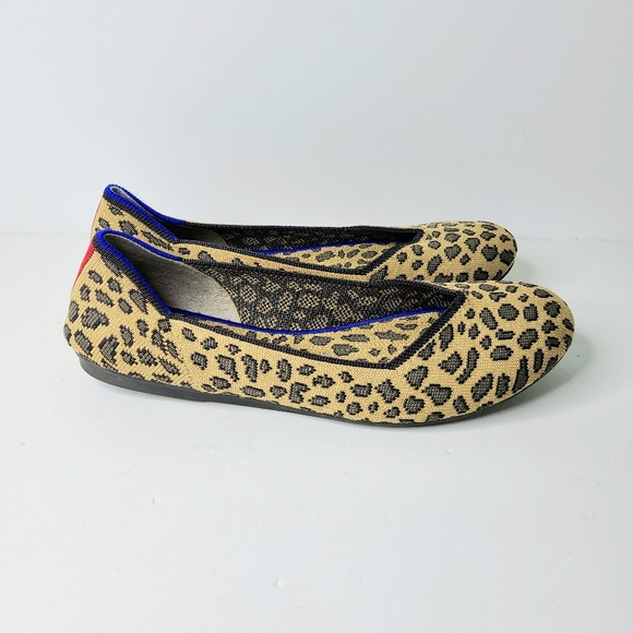 Rothy's The Flat Classics Animal Print Ballet Flats - Picture 3 of 8